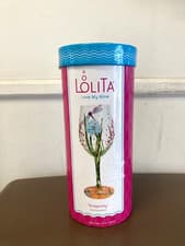 Image of Lolita Love My Wine Hand Painted Dragonfly Glass Item #4053099 By Enesco NEW