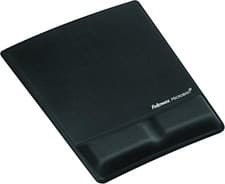 Image of Fellowes Fabrik Mouse Pad/Wrist Support Black