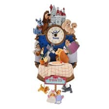 Image of Lady and the Tramp 70th Anniversary Light Up Wall Clock Disney Store New