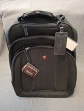 Image of Wenger Swissgear Professional 16" Laptop Backpack Travel Bag Black TSA Approved.