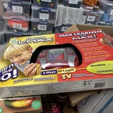 Image of LeapFrog Leapster L-Max Learning Game System Console with Games