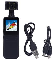 Image of HANDHELD 4K HD ACTION CAMERA WITH ROTATABLE LENS