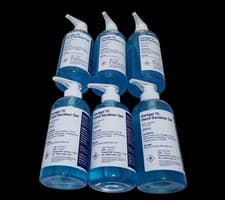Image of Antibacterial AntiViral Hand Sanitiser Gel 70% Alcohol 500ML 6 Pack Pump Bottle