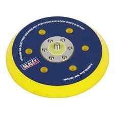 Image of Sealey PTC150DFV DA Dust-Free Backing Pad for Hook & Loop Discs ?145mm 5/16"UNF