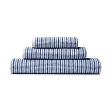 Image of Catherine Lansfield Rice Weave Stripe 100% Cotton Bath Sheet