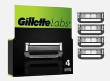 Image of Gillette Labs Razor Blades Refill Cartridges 4 Pack Genuine UK Retail New