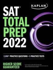 Image of SAT Total Prep 2022: 2000 Practice Questions 5 Practice Tests (Kaplan Test Pre