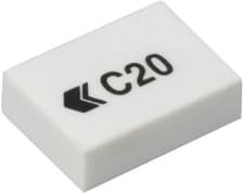 Image of C20 White Eraser (Pack of 2)