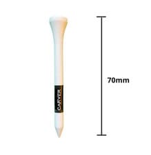 Image of WOODEN GOLF TEES - LARGE - 70MM
