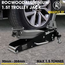 Image of Aluminium Trolley Jack 1.5 Ton Hydraulic Low Profile Repair Mechanic Car Lift