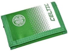 Image of Celtic FC Tri-Fold Wallet Fade Design Green / White Official Licensed Football C