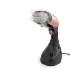 Image of Beldray Handheld Clothes Steamer Refresh Garments Ceramic Soleplate Rose Gold