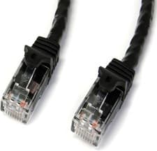 Image of Startech.Com 1M CAT6 Ethernet Cable - Black CAT 6 Gigabit Ethernet Wire -650Mhz 