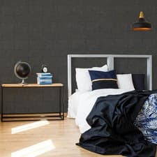 Image of Superfresco Illusion Geometric Wallpaper Charcoal