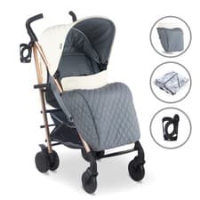 Image of My Babiie MB51 Plus Stroller - Quilted Champagne