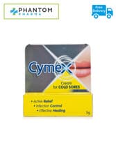 Image of Cymex Cold Sores Antibacterial Cream - 5g