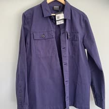Image of Barbour International Arlo Overshirt Men’s Large Navy  rrp£99.95 new, with tags 