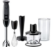Image of Braun MQ5237 Hand Blender MultiQuick 5 with Splash Control 0.6L 1000W - Black