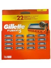 Image of Gillette Fusion5 Razor Blades 16 Cartridges Pack Refills Men ORIGINAL