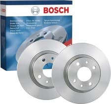 Image of Bosch BD283 Brake Discs 1 Set Of 2 Discs Metal Fits Alfa Romeo Fiat Lancia