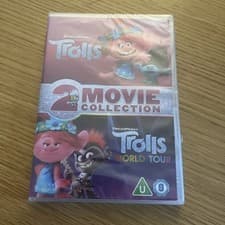 Image of Trolls & Trolls World Tour Double Pack (DVD)  - Brand New & Sealed Free UK P&P