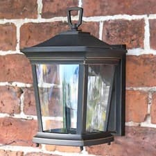 Image of Standard Antique Bronze Aluminium Outdoor Wall Lantern