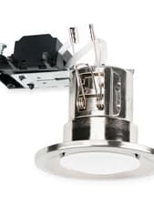 Image of 2 x MiniSun Brushed Chrome Gu10 Fire Rated Downlights 17071