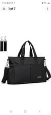 Image of ROYALFAIR Nappy Changing Bags, Portable Messenger Tote Bag with Pram Clips Tote