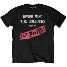 Image of The Sex Pistols T-Shirt: Never Mind The Bollocks OFFICIAL NEW