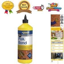 Image of 1 Litre Everbuild 501 PVA Bond – Essential Craft and DIY Adhesive Solution