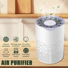 Image of Portable Air Purifier With USB Charging And Multiple Filtration For Hotel Use