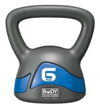 Image of Kettlebell 6kg. Large Handle to enable double hand grip Body Sculpture BW117-06