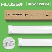 Image of 40W LED Batten Tube Light Office Daylight 3000K 4000K 6500K 4FT Fluorescent 230V