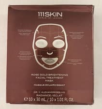 Image of 111SKIN Rose Gold Brightening Facial Treatment Mask - Box Of 10 - RRP £170