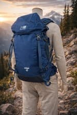 Image of NEW Karrimor Ridge 30 Medium Blue Hiking Rucksack With Waterproof Cover