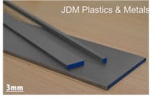 Image of 3mm Gauge Plate - All Widths - 500mm Long G.F.S Ground Flat Stock O1 Tool Steel