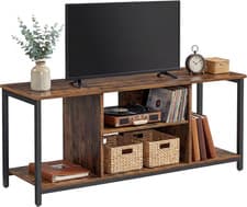 Image of VASAGLE TV Stand for TV up to 60 Inches, TV Cabinet with Open Shelves, TV Consol