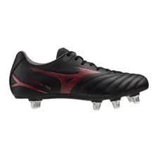Image of Mizuno Monarcida Neo III SI Mens Soft Ground Rugby Boots Black (Sizes 9-13 UK)