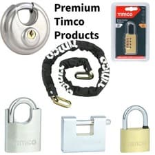 Image of Timco Padlocks Security Chains Looped Cable Combination Cable Screwdriver Set