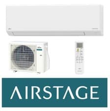 Image of Fujitsu AIR STAGE 9000btu Wall Mount Split Air Conditioner R32 Heatpump Free Del