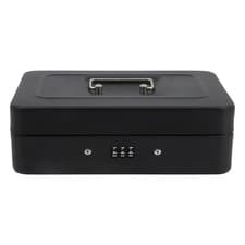 Image of TtS 6" 8" 10" 12" Metal Cash Box Password Safe Securuty Money Steel Lockable