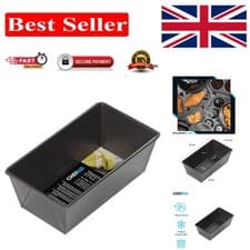 Image of Non-Stick 2lb Loaf Tin - 900g Black Bakeware for Bread & Cakes
