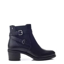 Image of Moda in Pelle Women's Libres Black Leather Ankle Boot Size UK 6 EU 39 *REFSSS649