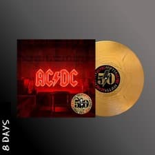Image of AC/DC - Power Up - 50th Anniversary - Gold Vinyl - Same Day Dispatch
