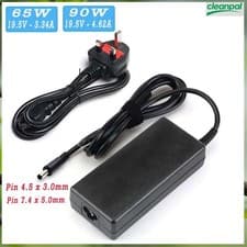 Image of 90W/65W 19.5V AC Adapter Laptop Charger for Dell 4.5mm x 3.0mm Pin 7.4mm x 5.0mm