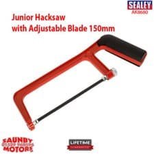 Image of Sealey Premier AK8680 Junior Hacksaw with Adjustable Blade 150mm