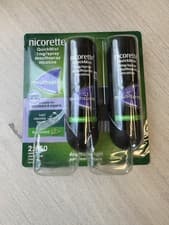 Image of Nicorette QuickMist Mouthspray, Freshmint (2 x 150 Sprays) Smoking or Vaping New