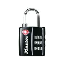Image of Master Lock 32mm TSA Combination Padlock Black 40054
