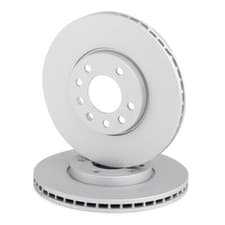 Image of Delphi BG3713C Front Brake Disc Set Coated 285mm For Fiat Vauxhall Saab 93171497