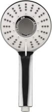 Image of Croydex Silk 5 Mode High Pressure Shower Head Chrome Handheld Bath Handset NEW